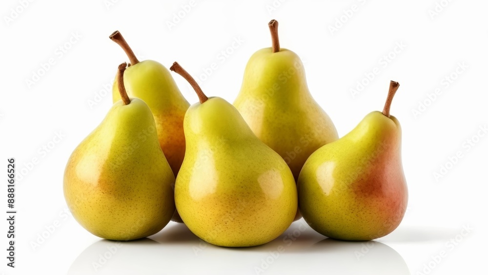 Freshly picked pears ready for a healthy snack Freshly picked pears ready for a healthy snack