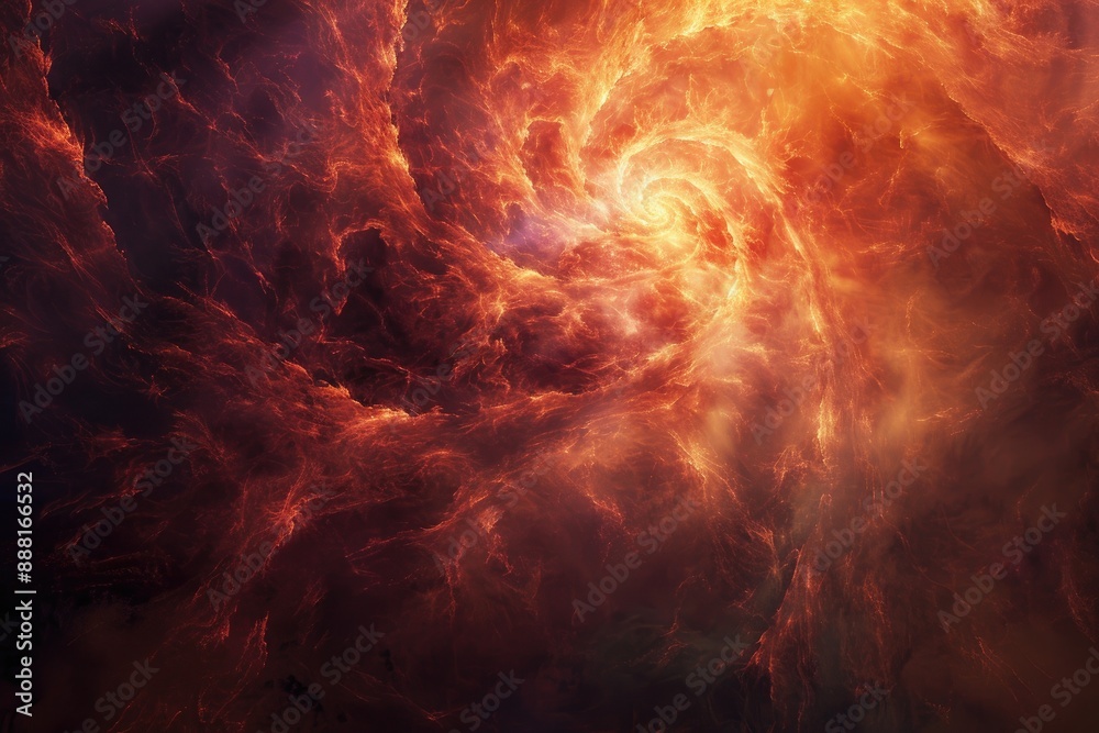 Obraz premium A pulsating glow emanating from a mysterious source, AI generated