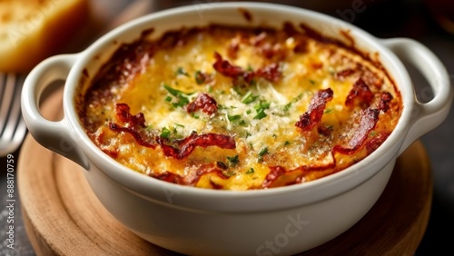  Delicious baked pasta dish ready to be savored © SwathiFX