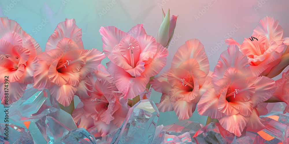 Photorealistic Floral Composition Photorealistic Floral Composition