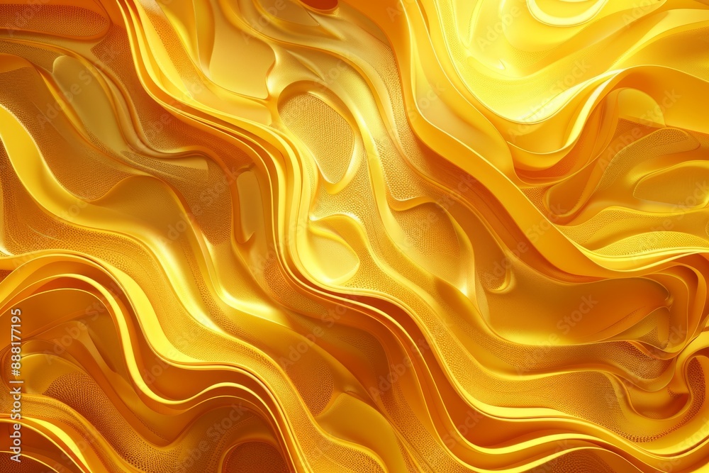 Luminescent waves, metallic liquid - background - Stock Luminescent waves, metallic liquid - background - Stock
