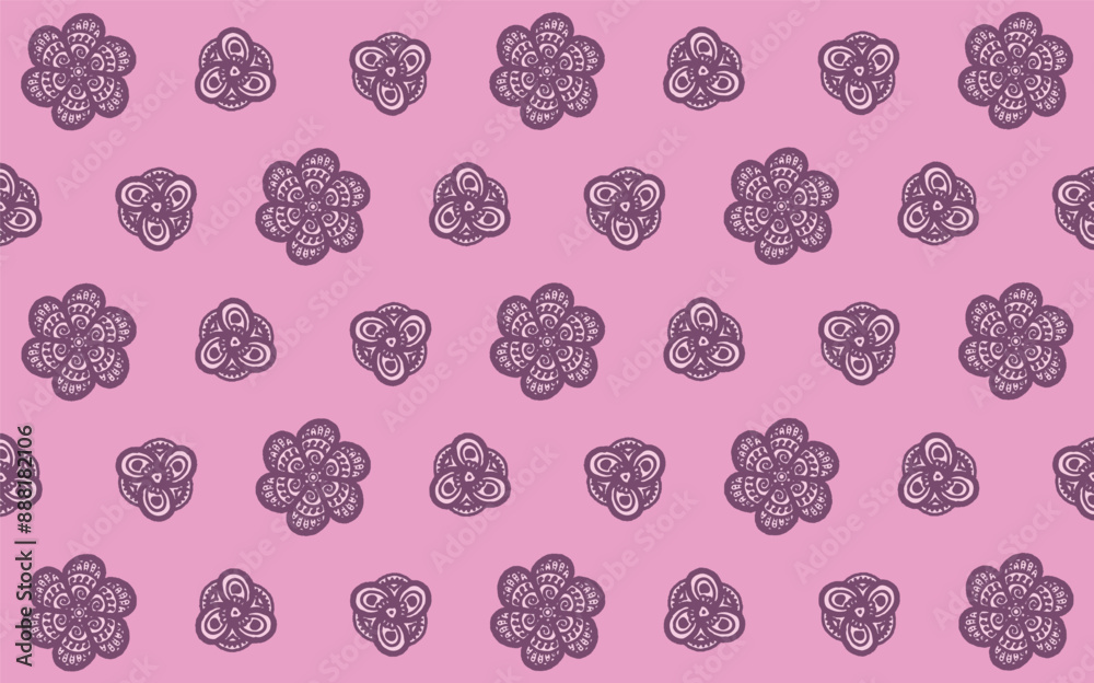 Flowers Pattern Group Mandala Art Textures Geometry Lines Graphic