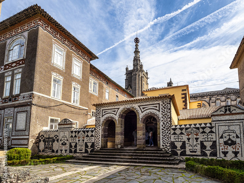 Bussaco Palace Hotel, located in the Bussaco National Forest at Luso, Portugal photo