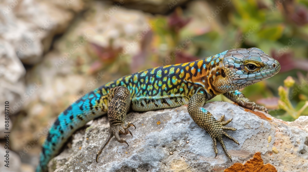 lizard on a rock lizard on a rock