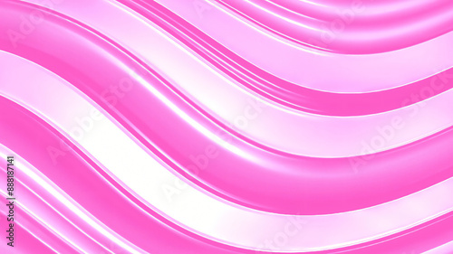 wavy chrome metallic pink abstract background 3d .design element for , banners, wallpapers, posters and covers. 