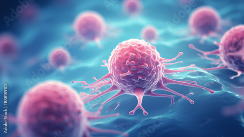 a close up of a cell