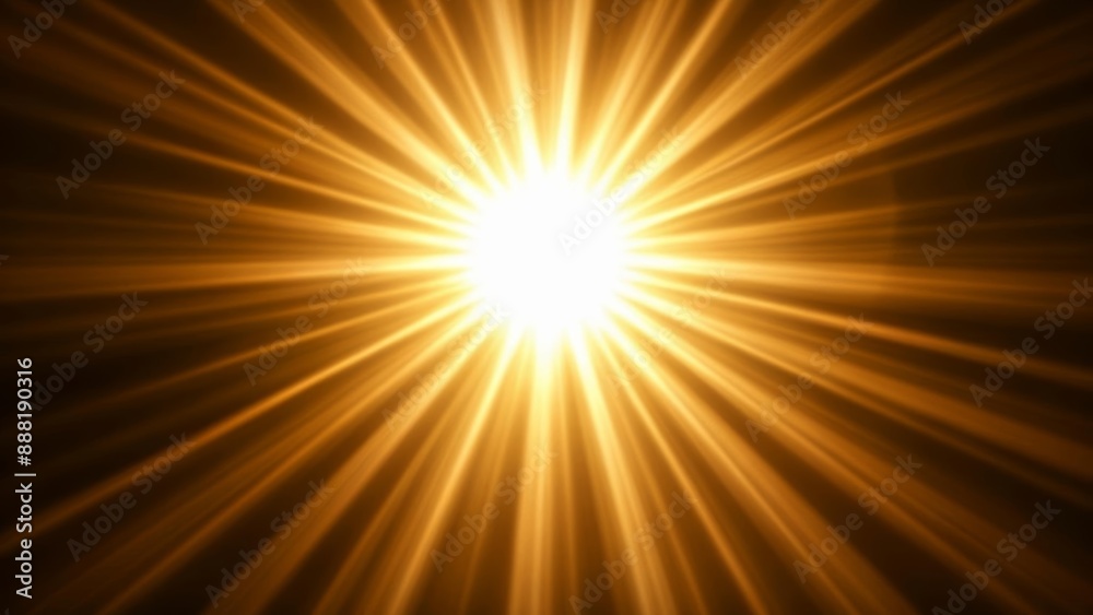 Obraz premium Radiant Sunburst A Bright and Beautiful Light