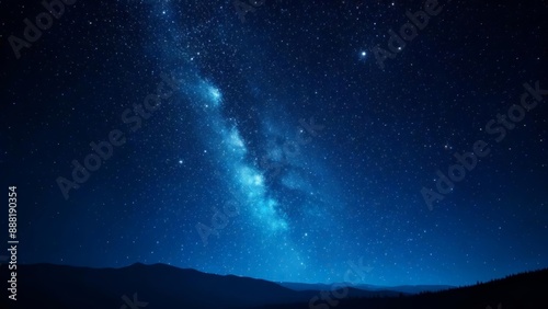  Starry Night Sky with Milky Way Galaxy