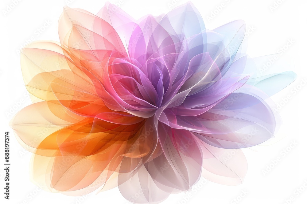 Soft and vibrant digital petals in pastel colors, creating a delicate and ethereal floral composition. Soft and vibrant digital petals in pastel colors, creating a delicate and ethereal floral composition.