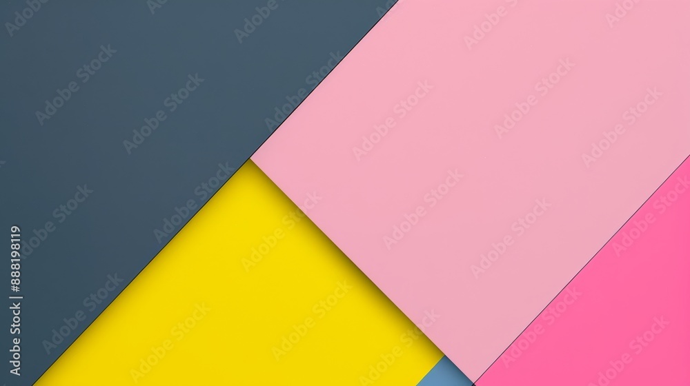 Abstract geometric background with multi-color pastel layers in modern design Abstract geometric background with multi-color pastel layers in modern design