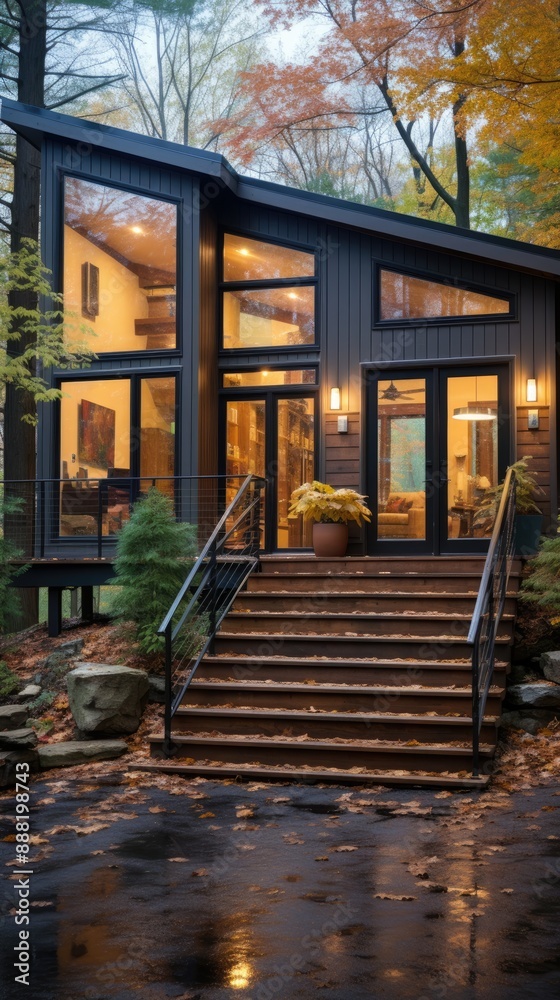 Fototapeta premium house in the woods