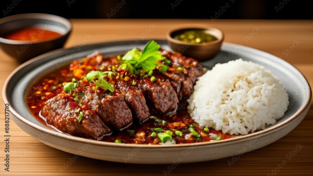 Delicious Asian cuisine ready to be savored Delicious Asian cuisine ready to be savored