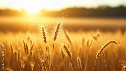  Harvests golden glow at sunrise