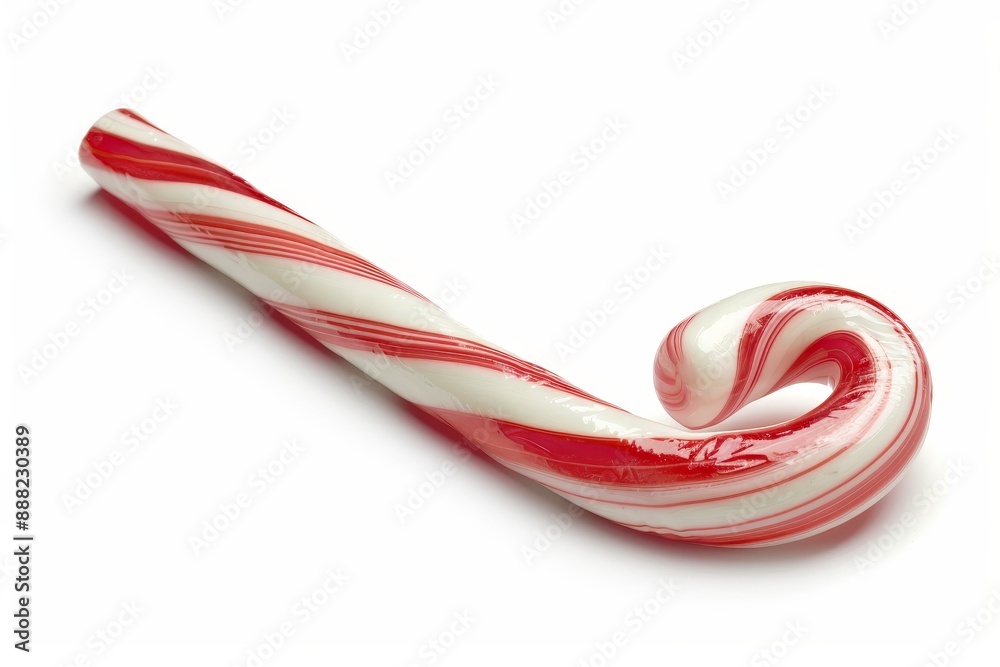 Candy cane for Christmas on white background Candy cane for Christmas on white background