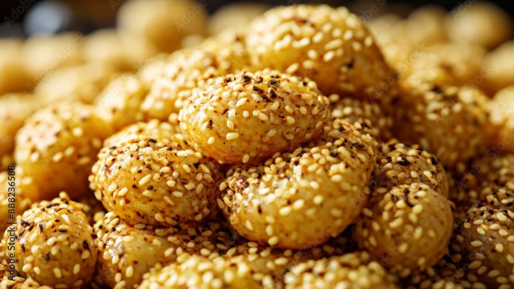 Deliciously toasted sesame seeds perfect for culinary artistry Deliciously toasted sesame seeds perfect for culinary artistry