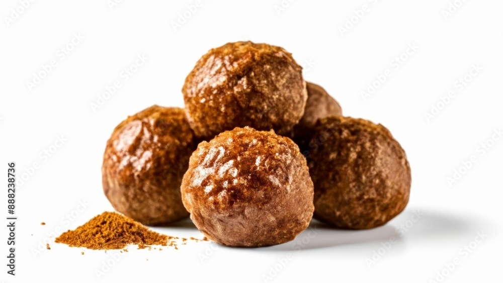 Deliciously seasoned meatballs ready to be savored Deliciously seasoned meatballs ready to be savored