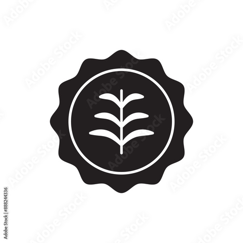 High fiber icon design, High fiber label isolated on white background, vector illustration