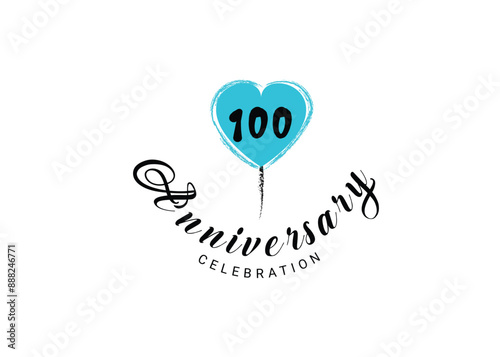100 year Anniversary blue design8