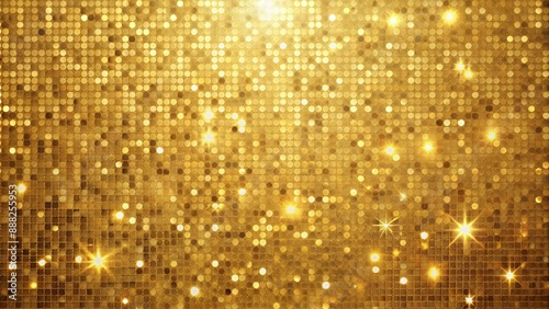Golden Sequins Background Glittering Circles with Sunburst Reflections, sequins , glitter , background , festive