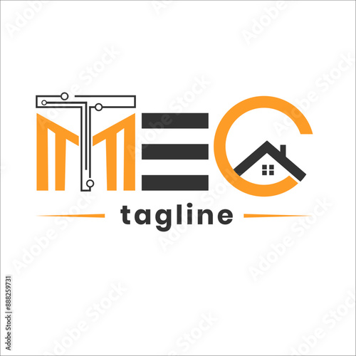 Real Estate Logo Design Construction Logo.