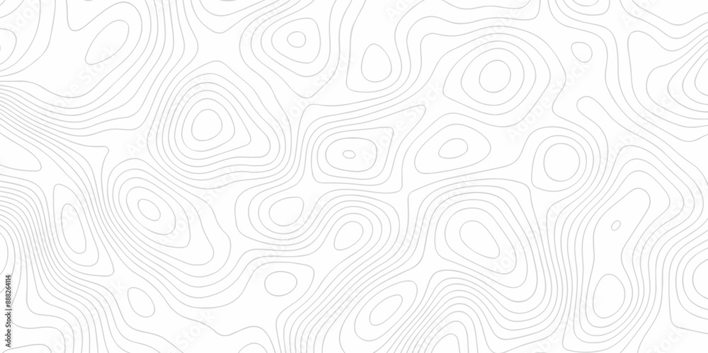 Vector white wave line geography landscape Topo contour map on white background. Geographic mountain relief diagram line wave carve pattern. Topographic world map contour lines map texture. Vector white wave line geography landscape Topo contour map on white background. Geographic mountain relief diagram line wave carve pattern. Topographic world map contour lines map texture.