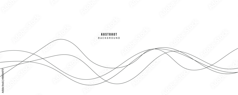 Vector abstract background with dynamic black waves.
Vector abstract background with dynamic black waves.