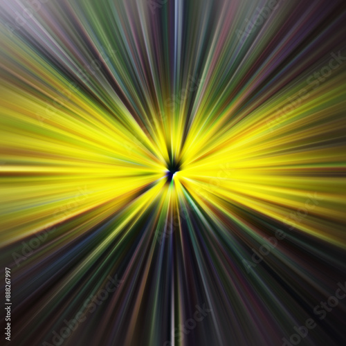 Colorful zoom motion effect. Abstract background.