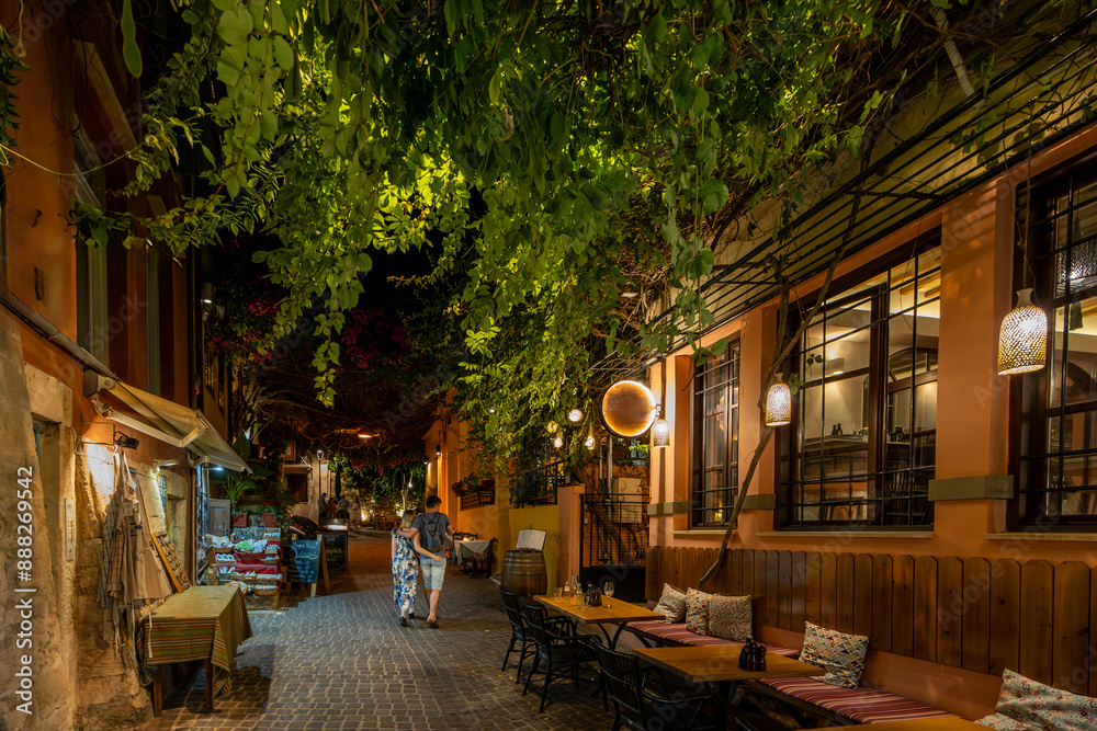 Naklejka premium Altstadt in der Nacht