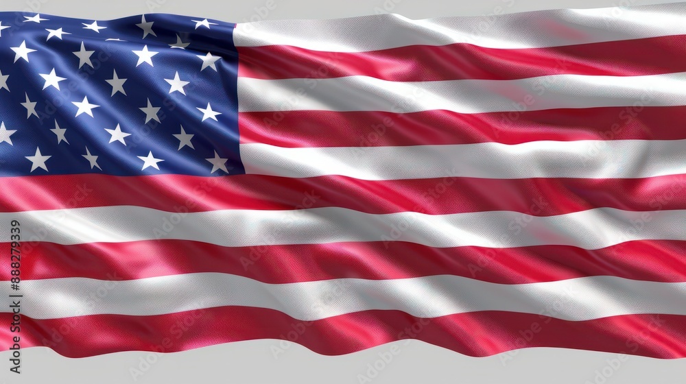 flag. American flag waves gracefully, stars and stripes in red, white, and blue, symbolizing freedom and patriotism, PNG format. flag. American flag waves gracefully, stars and stripes in red, white, and blue, symbolizing freedom and patriotism, PNG format.
