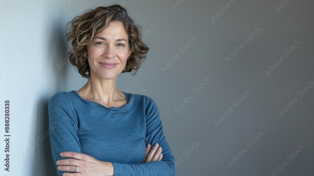 Obraz premium The Smiling Confident Woman