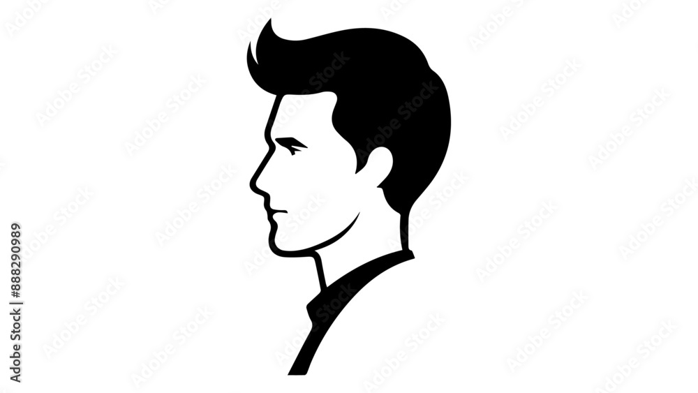 silhouette of a person in vector, very simple black illustration of a person from side in vector silhouette of a person in vector, very simple black illustration of a person from side in vector