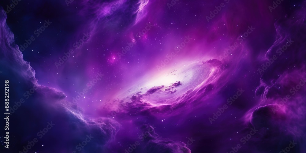 Purple background with nebula space and star
Purple background with nebula space and star