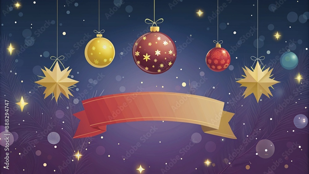 Naklejka premium christmas greeting card