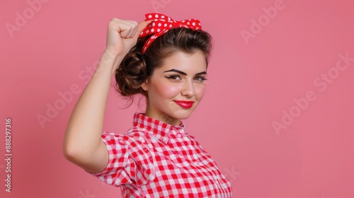 The confident retro woman © Alena