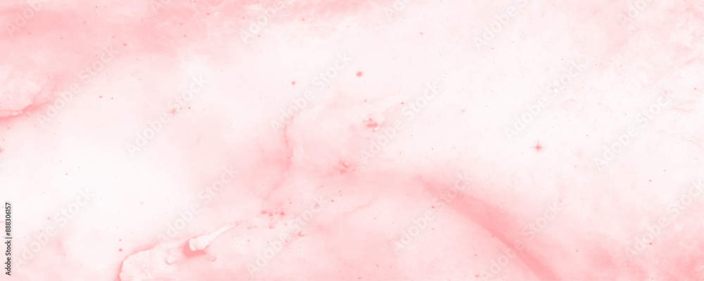 Abstract art stains canvas paint colorful galaxy painting background. Pink on white watercolor paper background with scratches and Old red scratched wall. Ombre leaks and splashes texture.
