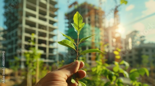 Sustainable construction project  social equity, economic viability, green job creation