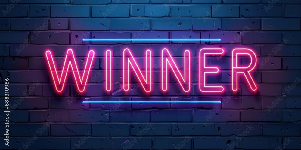 Obraz premium isolated neon sign of 