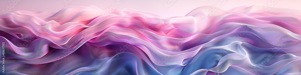 Soft pastel 3D waves with texture and depth, close-up view capturing high-resolution abstract elegance. Soft pastel 3D waves with texture and depth, close-up view capturing high-resolution abstract elegance.