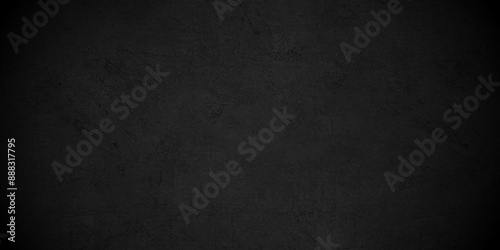 	
Abstract Black texture chalk board and black board background. stone concrete texture grunge backdrop background anthracite panorama. Panorama dark grey black slate background or texture.