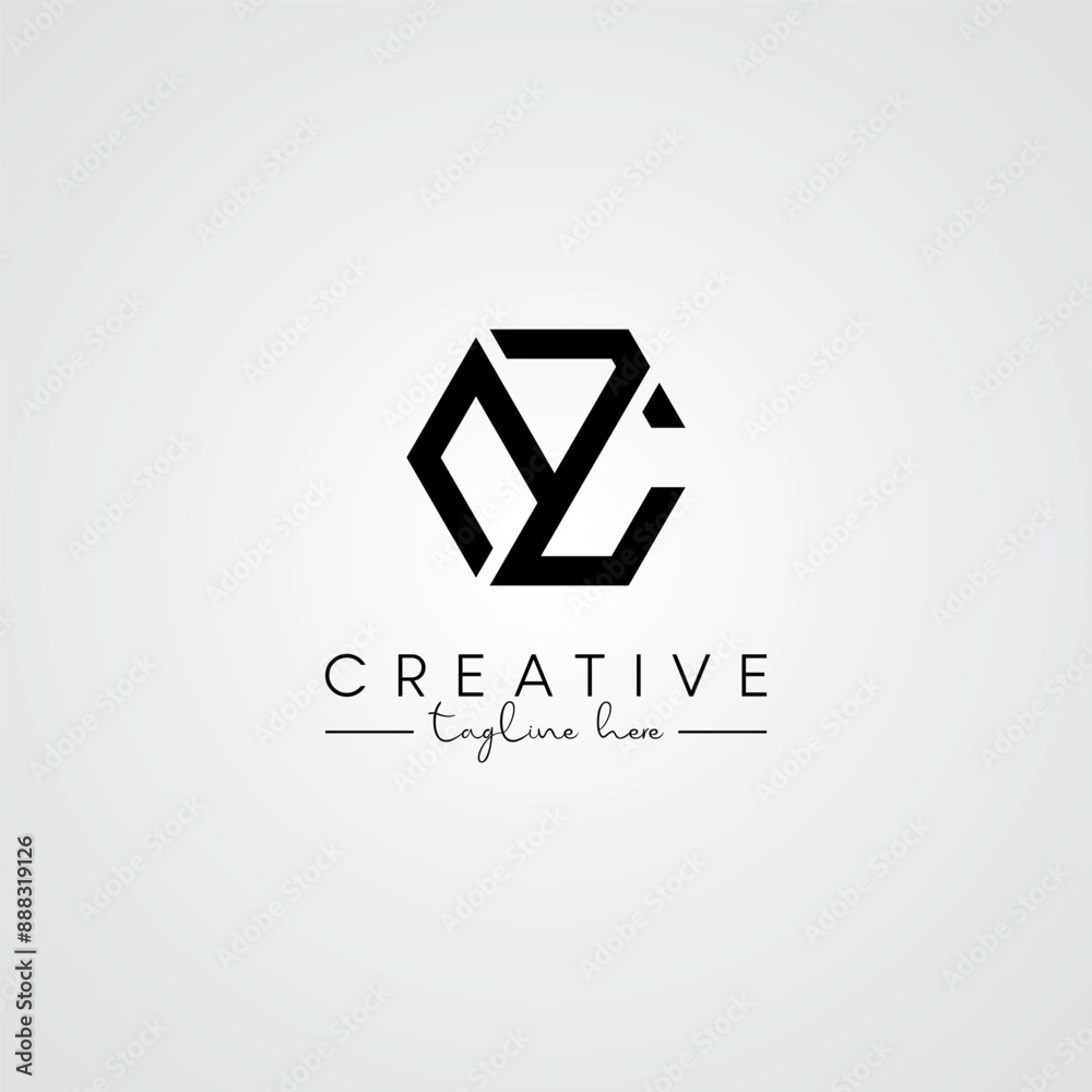 Modern Unique Artistic CY YC Letter Logo. Initial Based Letter Icon Logo. Modern Unique Artistic CY YC Letter Logo. Initial Based Letter Icon Logo.
