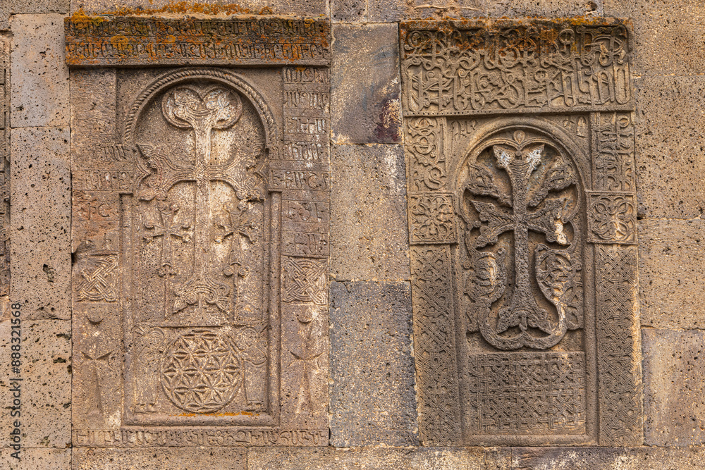 The Tatev Monastery, 9th-century Armenian Apostolic Christian monastery, Armenia.