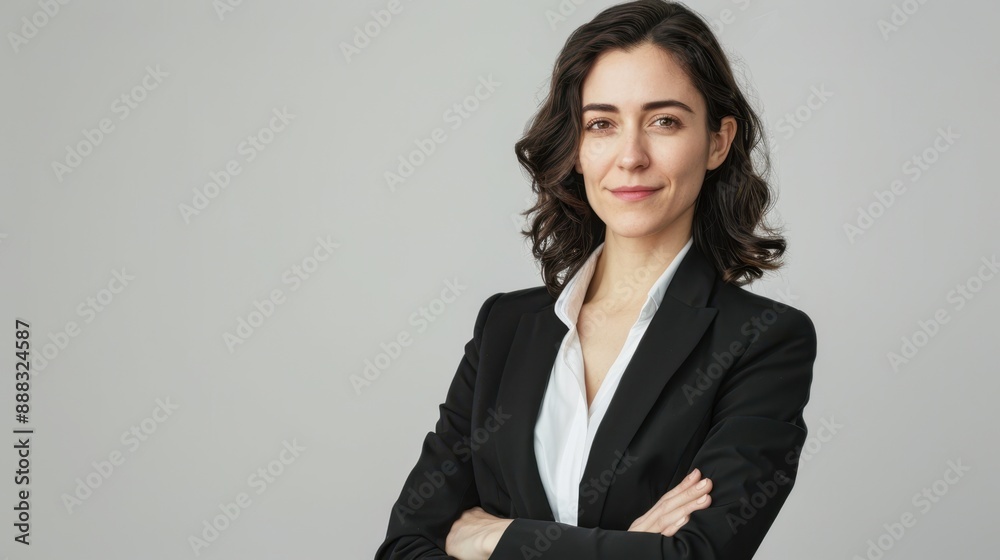 The confident businesswoman portrait The confident businesswoman portrait