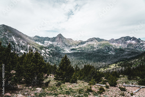 Rugged Colorado Rocky Mountains.  Music Pass, Sangre de Cristo Wilderness.  