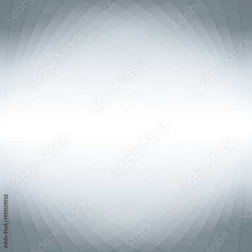 Abstract soft white and gray color tone, gradient art perspective background. Vector illustration.