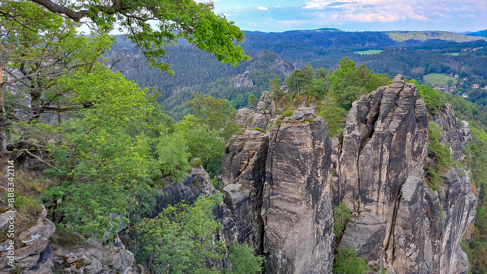Saxon Switzerland – the name of the German part of the Elbe Mountains located on both banks of the Elbe River, southeast of Dresden. Saxon Switzerland – the name of the German part of the Elbe Mountains located on both banks of the Elbe River, southeast of Dresden.