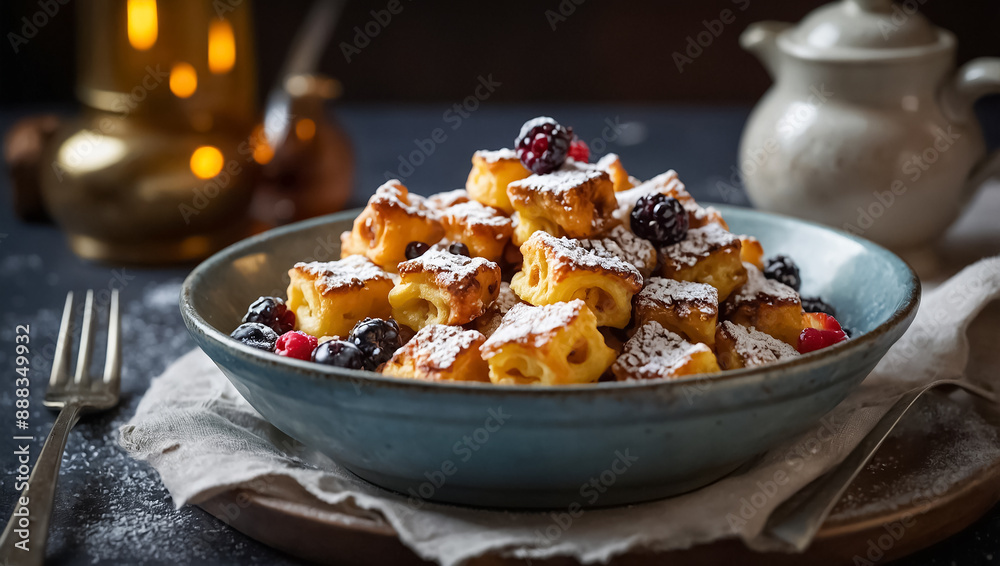 Kaiserschmarren, traditional food of Austria Kaiserschmarren, traditional food of Austria