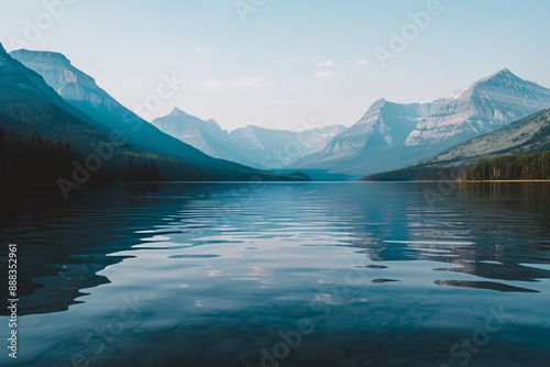 Mountain Lake Reflection.
