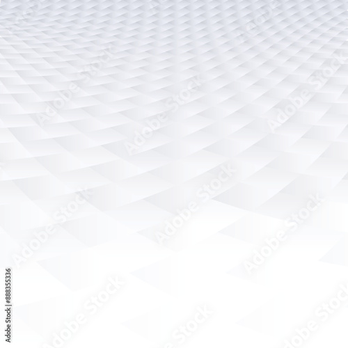 Abstract soft white and gray color tone, gradient art perspective background. Vector illustration.