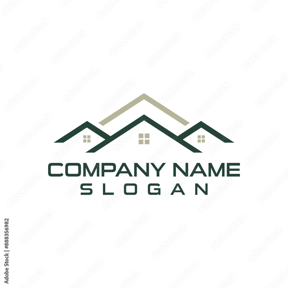 This vector logo/icon can be used for property, housing and personal logos. This vector logo/icon can be used for property, housing and personal logos.