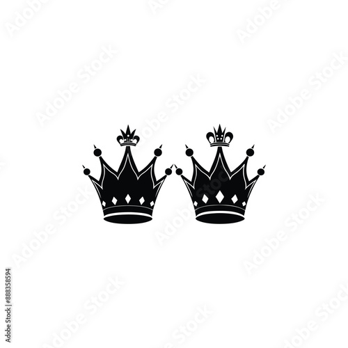 set of crowns crown, king, gold, queen, royal, illustration, vector, icon, symbol, decoration, golden, luxury, princess, prince, christmas, jewelry, power, design, royalty, art, 3d